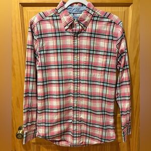 Saddlebred Women’s button up Plaid Shirt  size S